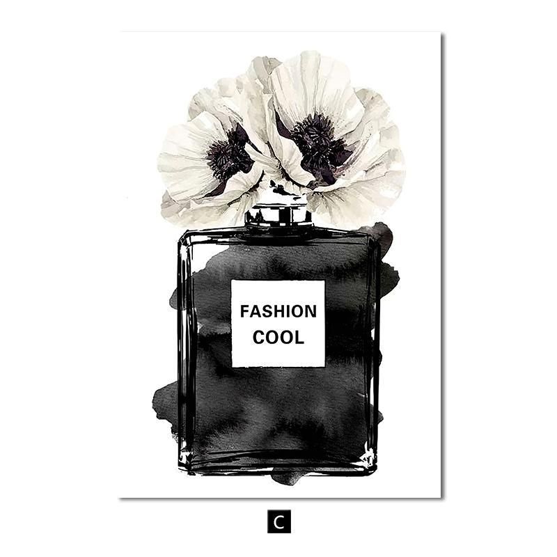 Canvas Core Fashion Perfume Bag Beauty Hanging Modern Home High-end Decorative Painting_voghion.com