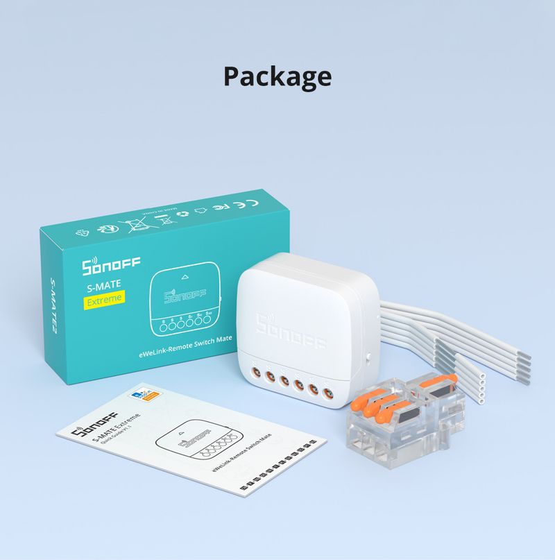 SONOFF S-MATE Extreme Switch Mate S-mate2 Remote Automation Module Diy Smart Home With MINIR4/DUALR3/DUALR3_voghion.com