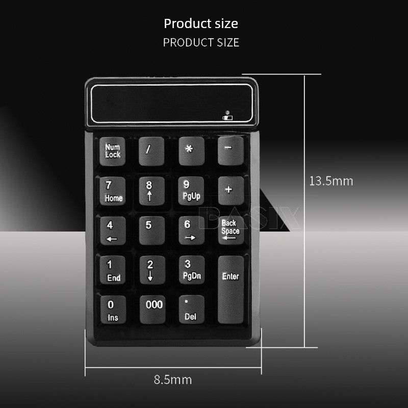 Draadloos toetsenbord Financiële boekhouding Laptop Extern mini bedraad Bluetooth digitaal toetsenbord_voghion.com