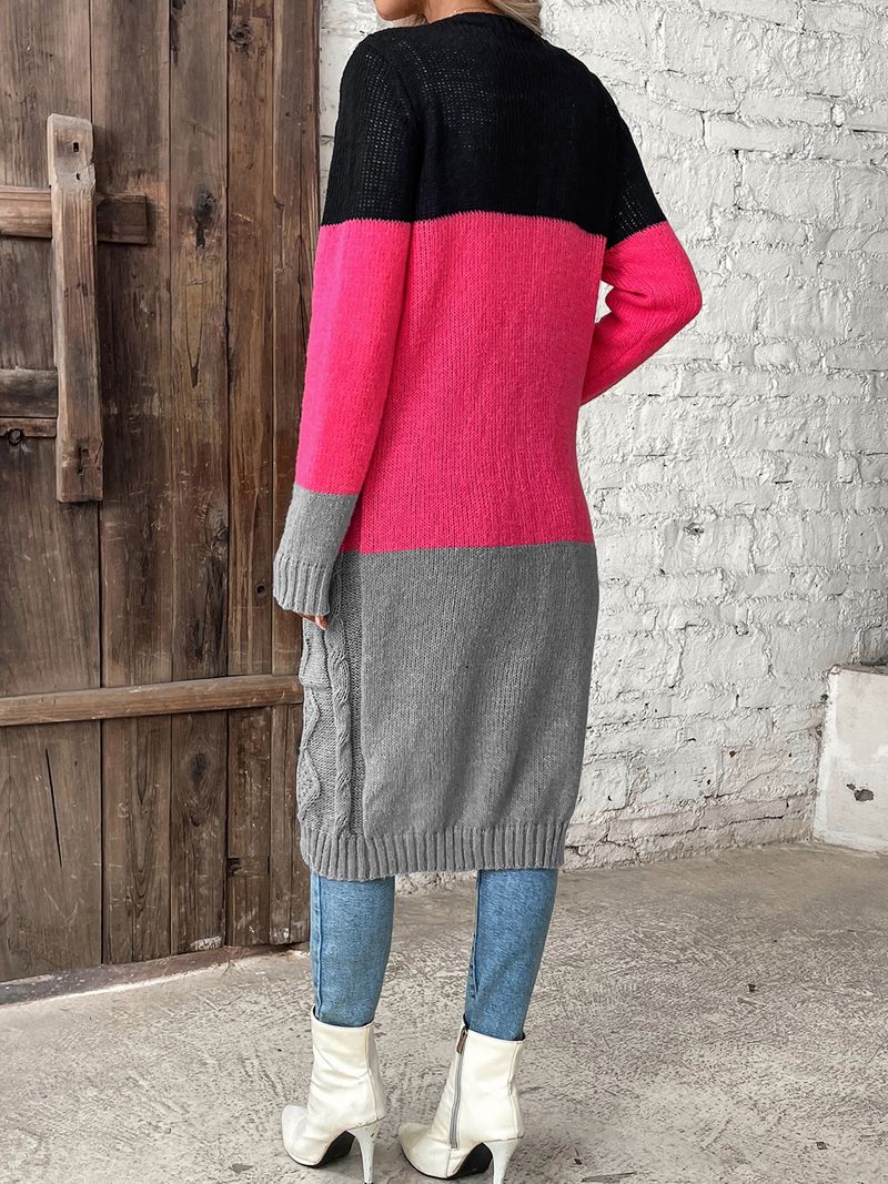 Longline Knit Cardigan – Oversized V-Neck Open Front Sweater For Women (S-XL) | Stylish Layering Essential_voghion.com