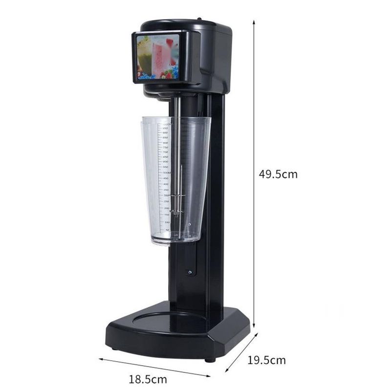 Macchina commerciale per sale da tè, montalatte completamente automatico, frullatore per milkshake, silenzioso, ad alta potenza, capacità 1000_voghion.com