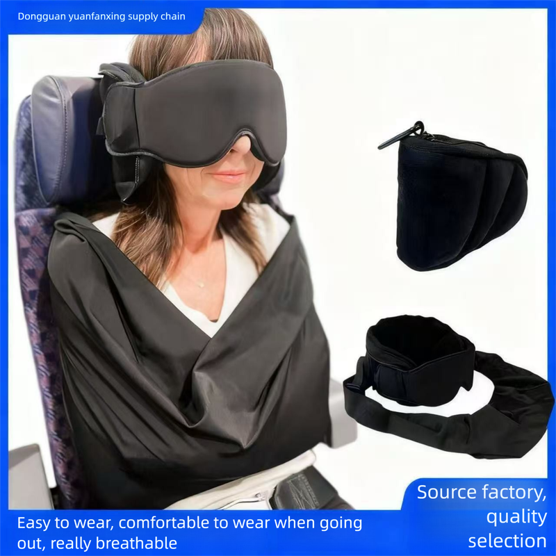 ✧Maschera per occhi traspirante in seta, anti-luce, non pressante, per uomini e donne, ideale per l'estate, per alleviare la stanchezza durante il sonno e i pisolini in viaggio._voghion.com