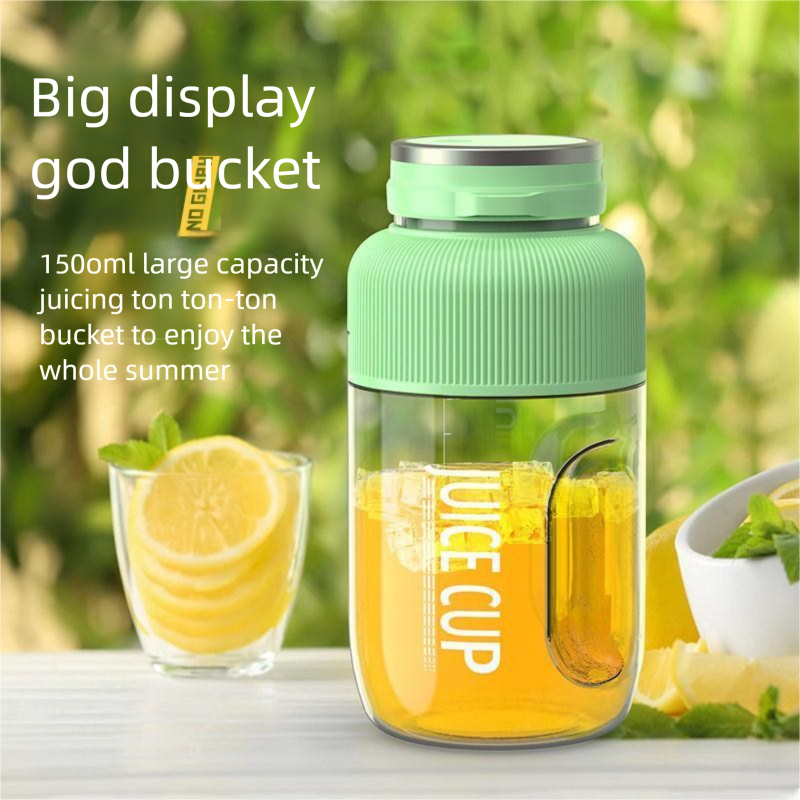 DENGTAOPU Cup Integrated Portable Juicer Household Small Large Capacity Bucket Dormitory Rechargeable_voghion.com