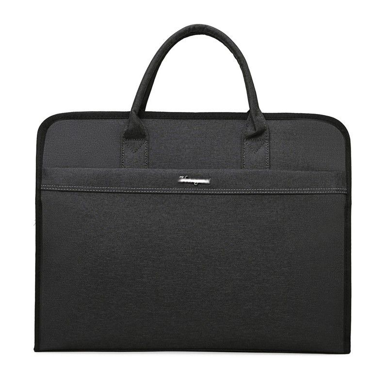 Portable Document Briefcase File Large Capacity Office Business Casual Meeting Bag_voghion.com