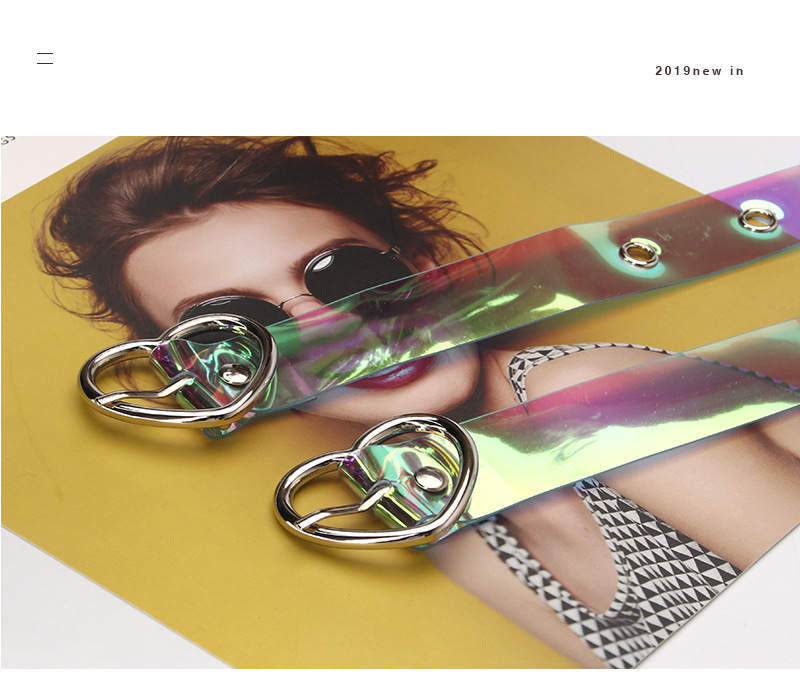 Frauen Gürtel beliebte PVC transparent bunte auge gürtel trendy und vielseitig frauen dekorative gürtel dropshipping_voghion.com