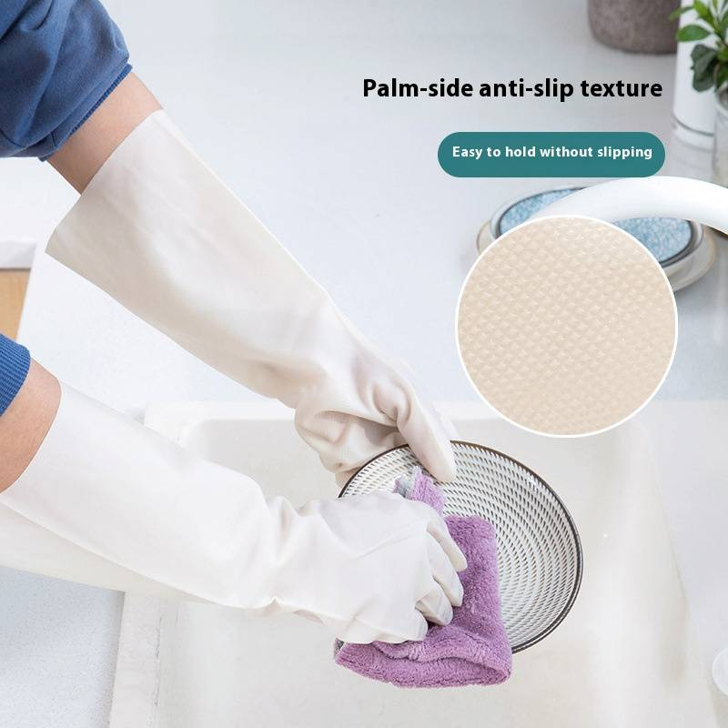 Nitril-Geschirrspülhandschuhe – langlebig, wasserdicht, lang (33 cm und 38 cm) für Küchenreinigung, Wäsche und Hausarbeiten_voghion.com