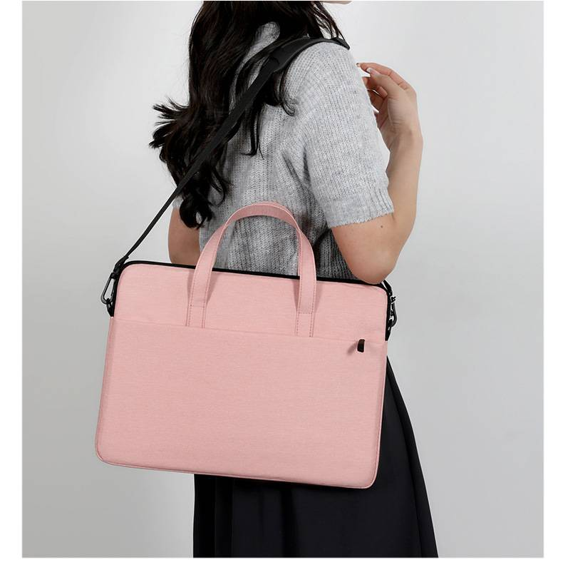 14-inch Portable Laptop Bag For Both Men And Women, Waterproof Conference Briefcase_voghion.com
