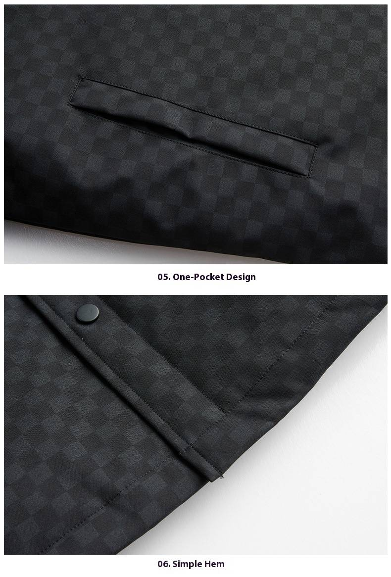 Doudoune d'hiver pour homme, coupe ample, décontractée, chaude, indice de gonflement 550, duvet de canard gris_voghion.com