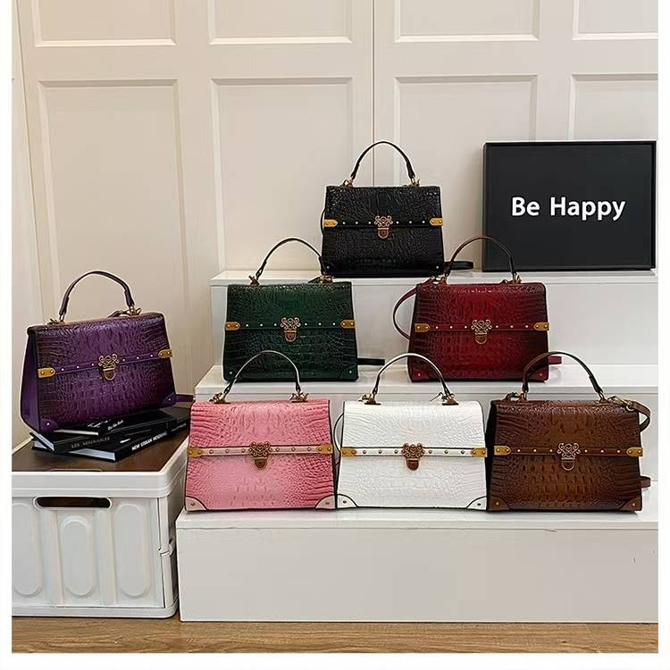 Designer Handbag - 2025 New Model High-end Crocodile-pattern Messenger Bag For Ladies, Crossbody Bag, Shoulder Bag_voghion.com
