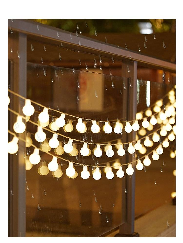 Waterproof LED String Lights For Outdoor Camping, Garden, Party Decor - Battery/USB Powered,_voghion.com
