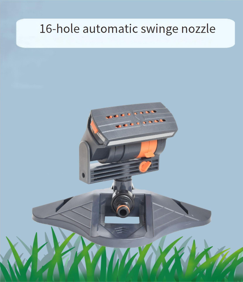 Auto-Swing Tower Sprinkler For Garden, Lawn & Field Irrigation – 360° Adjustable Water Spray Nozzle_voghion.com