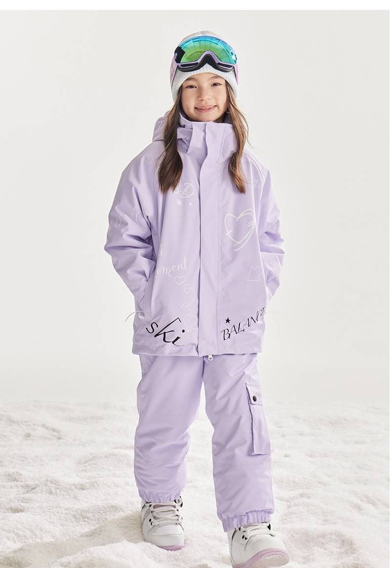 Kids’ All-Weather Ski Suit – Insulated Winter Jacket & Pants Set For Snowboarding & Outdoor Play_voghion.com
