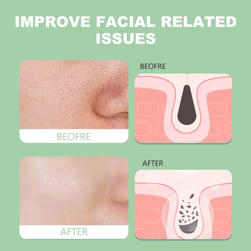 Hoygi Green Tea Cleansing Mask Stick, Face Cleanser Close Mouth Soft And Smooth Skin Moisturizing Pores Solid Mask Stick_voghion.com