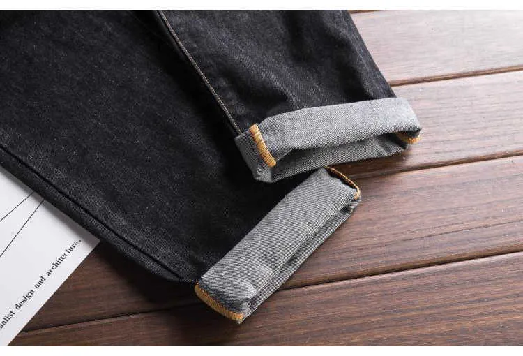 Sokotoo Herr slim patch ficka denim haklappsoverall Casual svarta hängslen jumpsuits Jeans T221102_voghion.com