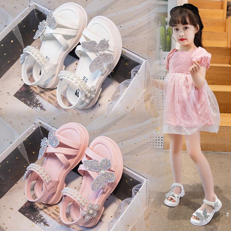 - Sommer-Mädchen-Schmetterlings-Prinzessinnen-Sandalen, Outdoor-Strandschuhe_voghion.com