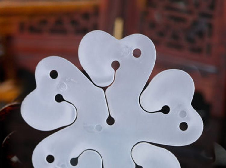 5-in-1 Wedding Balloon Clips Set, Double Layer Plum Blossom Balloon Holder For Party Decorations, Plastic Balloon Clamps For Birthday_voghion.com
