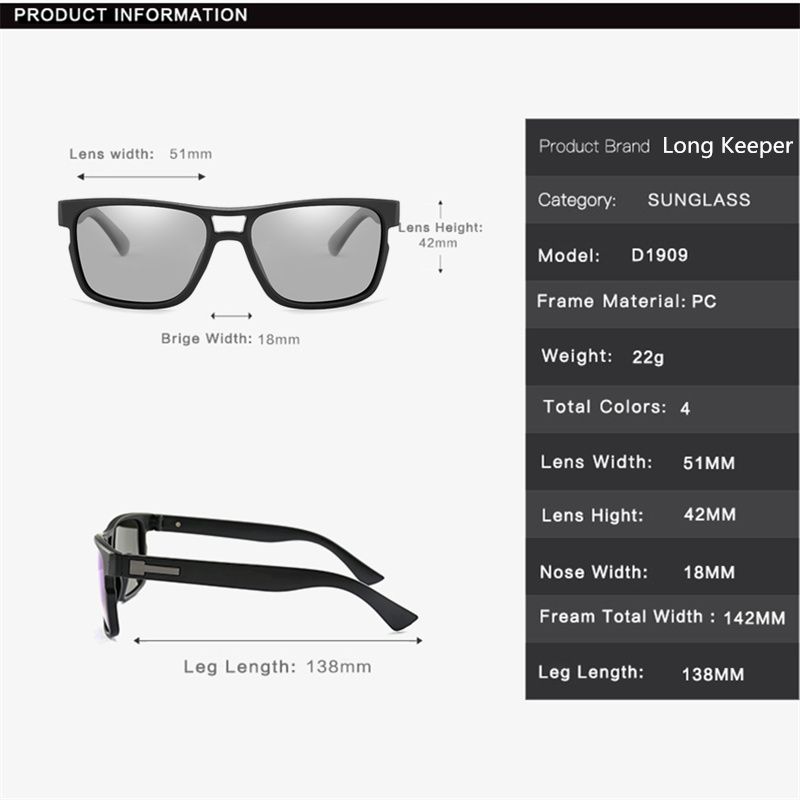 Νέα μοντέρνα πολωμένα φωτοχρωμικά γυαλιά ηλίου για άνδρες, γυαλιά ηλίου χαμαιλέοντα για άνδρες, ημέρα, νυχτερινή όραση, γυαλιά οδήγησης, φακοί ηλίου_voghion.com