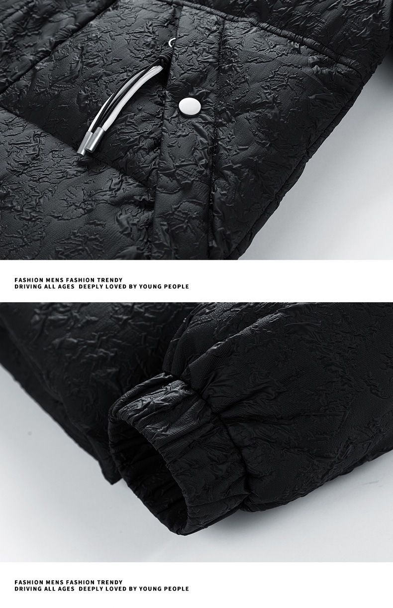 Giubbotto imbottito oversize unisex da uomo - Cappotto trapuntato in stile street di Hong Kong Tendenze moda più vendute_voghion.com