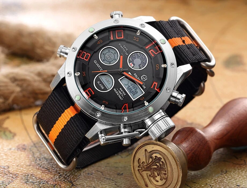Military Army Watches Men Analog Digital Quartz Hour Date Dual Display Man Waterproof Sport Wrist Watch_voghion.com