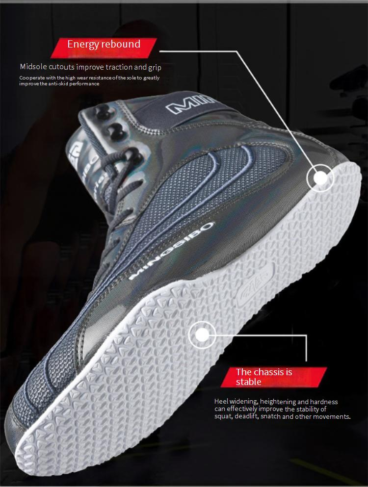 Chaussures unisexes, chaussures de boxe, chaussures de sport, chaussures d'entraînement de combat, chaussures de squat en salle, chaussures de combat, chaussures de gymnastique pour hommes et femmes, chaussures d'haltérophilie et de lutte pour adultes_voghion.com