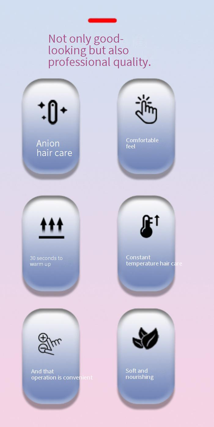 Rollers New High Power Perm Clamp Negative Ion Hair Care Widened And Enlarged Intelligent Temperature Control Straight_voghion.com