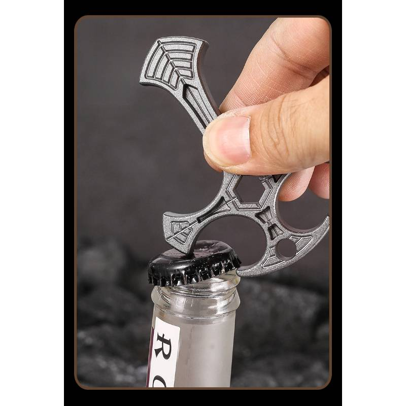Zinklegierung Fingerloser Schlagring Kreuz Fingerloser Schlagring 6*8*1 Cm Geeignet Zur Selbstverteidigung_voghion.com