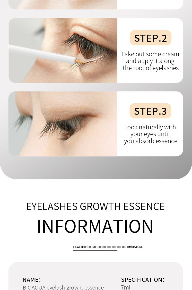 7ml Makeup Eyelash Serum Lengthening Thick Curling Mascara Skincare Product_voghion.com