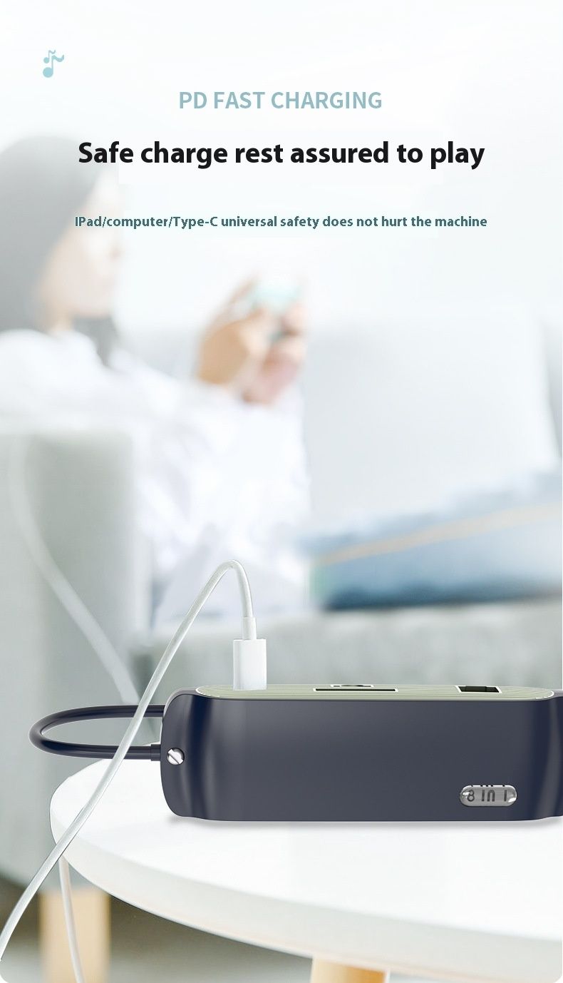 USB stotelės HDMI adapteris Type-C Ethernet prievado keitiklis, tinkamas nešiojamojo kompiuterio HUB skirstytuvui_voghion.com