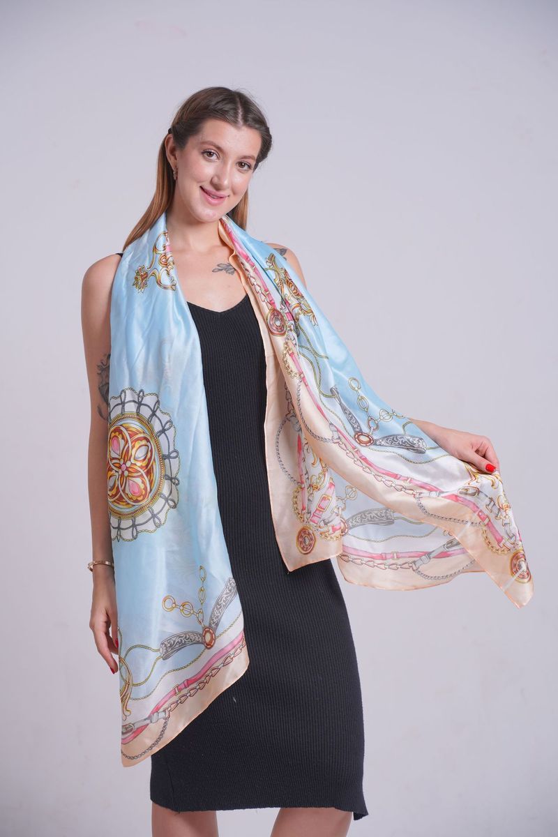 Europa und die Vereinigten Staaten einfache sonnencreme seide cheongsam schal weibliche sommer ice seide outwear kopf schal reine farbe senior gefühl von schal_voghion.com