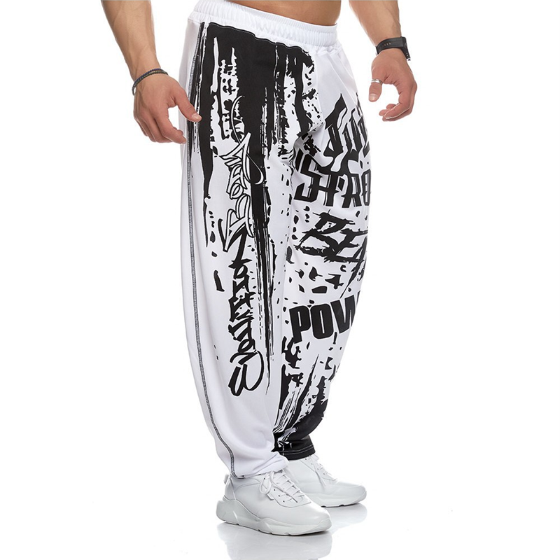 New Running Jogging Men Mesh cloth Bodybuilding Joggers Sweatpants Harem Long Trousers Fiess Sport Training Pants_voghion.com