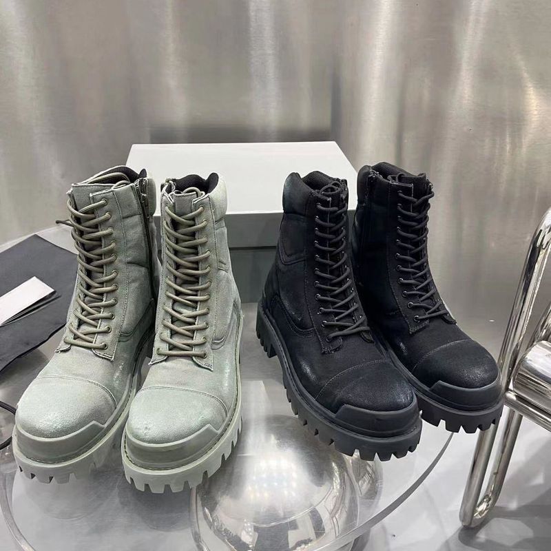 High Quality Parisian Style Strike Unisex Vintage Martin Work Boots, Snow Boots_voghion.com