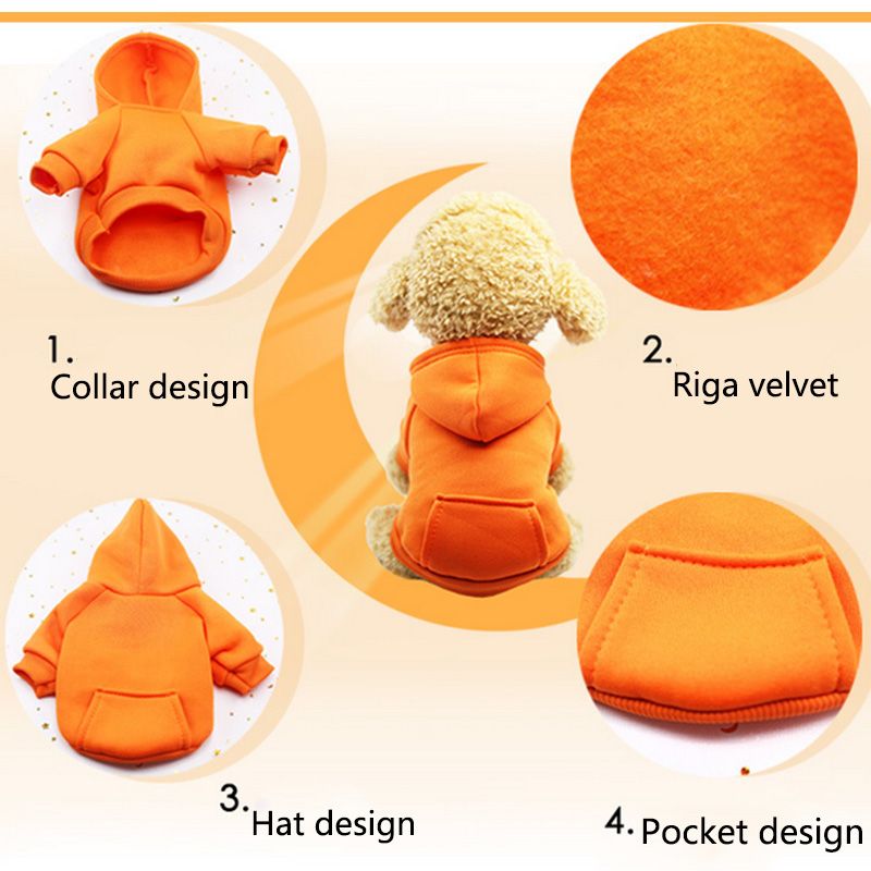 Fleece Hoodie Voor Honden Doagk Door PawParty Store_voghion.com