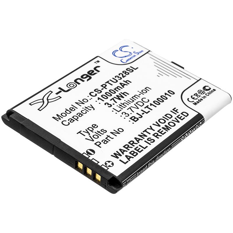 1000mAh Battery - CS-PTU328SL / Li-ion / Volts: 3.7_voghion.com