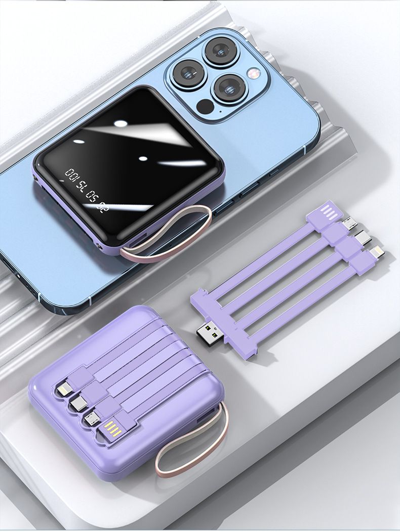 3C Certified Built-in Cable Bank 5V2A Portable Mobile Power Supply Corporate Gift_voghion.com