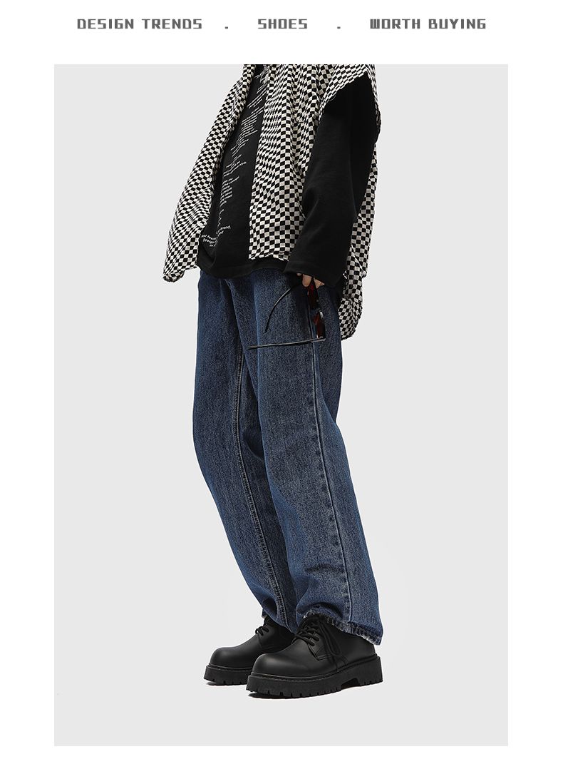 ShoeVault Schwarzer Big Derby mit runder Zehenpartie, dicker Sohle, verstärkte Cleanfit-Schuhe für Herren aus Leder_voghion.com