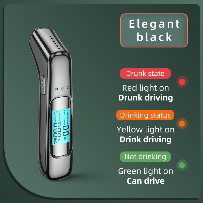 Portable Alcohol Breath Tester, Household High-Precision Alcohol Detector For Driving Safety_voghion.com