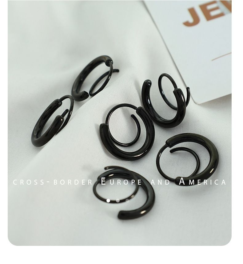 Orecchini a clip per gioielli da donna, orecchini con personalità esagerata, orecchini in metallo galvanizzato con ritenzione del colore e intarsiati con zirconi_voghion.com