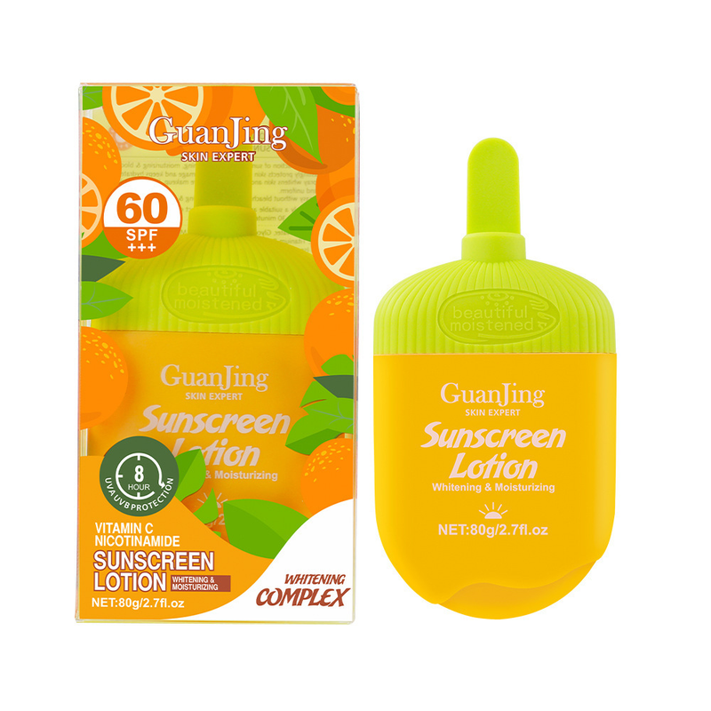 Cosméticos de protección solar aislantes, iluminadores y correctores con vitamina C de GUANJING_voghion.com