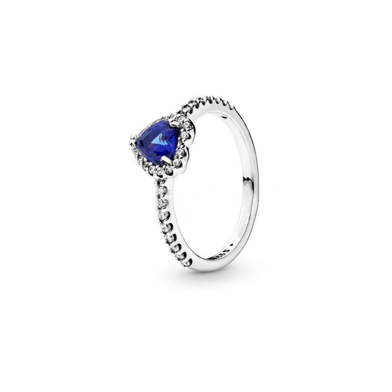 Neuer glänzender luxuriöser roter Herzring aus europäischem Roségold, Grün und Blau für Damenmode mit rosa Diamanten_voghion.com