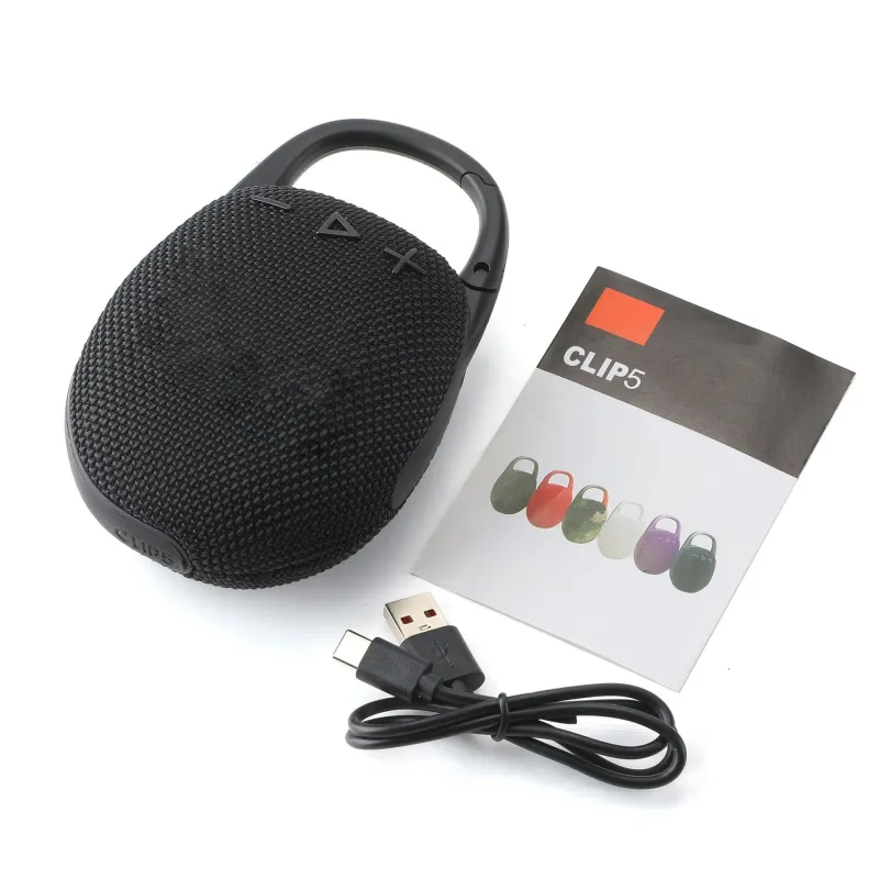 2025 Neuer CLIP5 Small Audio Portable Outdoor Anti-Fall-Karte Mini Bass Wireless Bluetooth-Lautsprecher_voghion.com