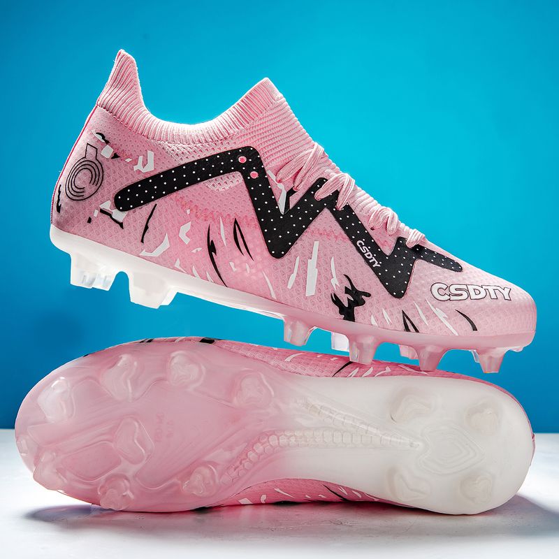 Shoe Size New Long Short Spike Youth And Adult Soccer Shoes 35-45_voghion.com