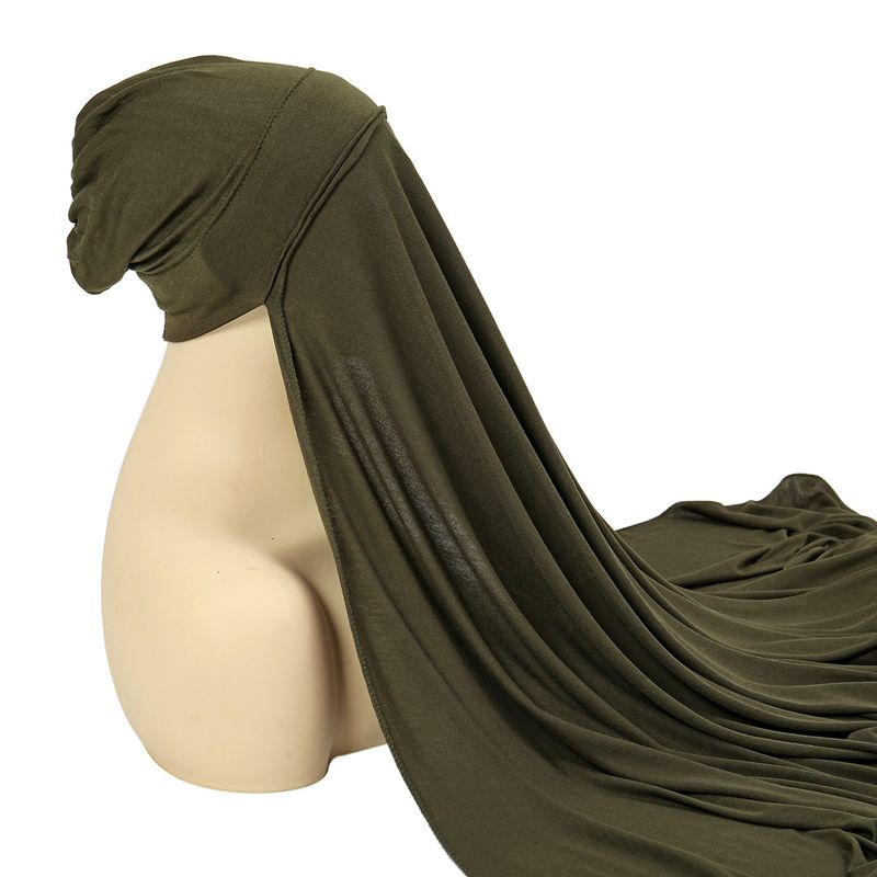 Nuovo set di cappelli pieghettati con turbante in chiffon, cappello con fondo pieghettato turbante in cotone mercerizzato monocolore_voghion.com