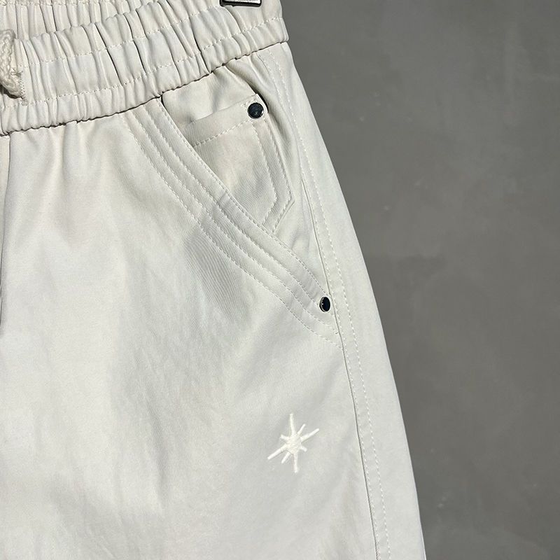 Premium Products 2024 Autumn And Winter New Straight Leg Casual Pants Men's Thick Sports Sweatpants Youth Drawstring Harem Pants Look Taller_voghion.com