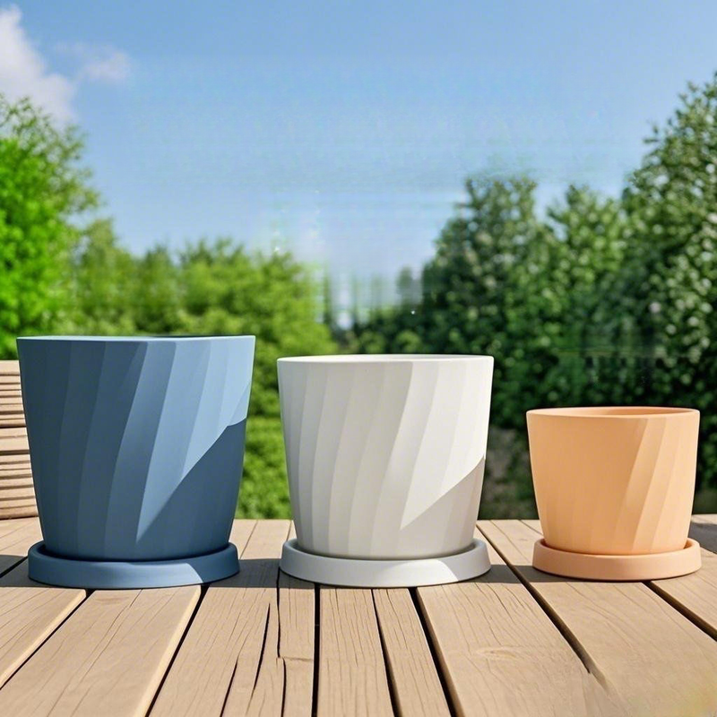 Pianta grassa verde in vaso piccolo, minimalista, addensata, in resina creativa, doppia, in vaso piccolo._voghion.com