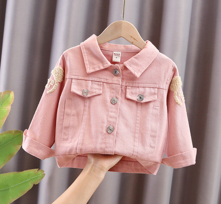 asciugamani da cartone animato piccoli e per bambini in stile occidentale, vestiti primaverili ricamati per bambine, vestiti per ragazze, vestiti in denim_voghion.com