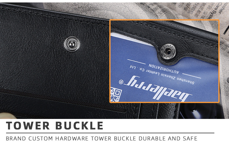 Baellerry Brieftasche Herren Kurze europäische und amerikanische Multi-Karten-Position Trifold Zipper Zero Wallet Mode dünne Kartentasche Männer_voghion.com
