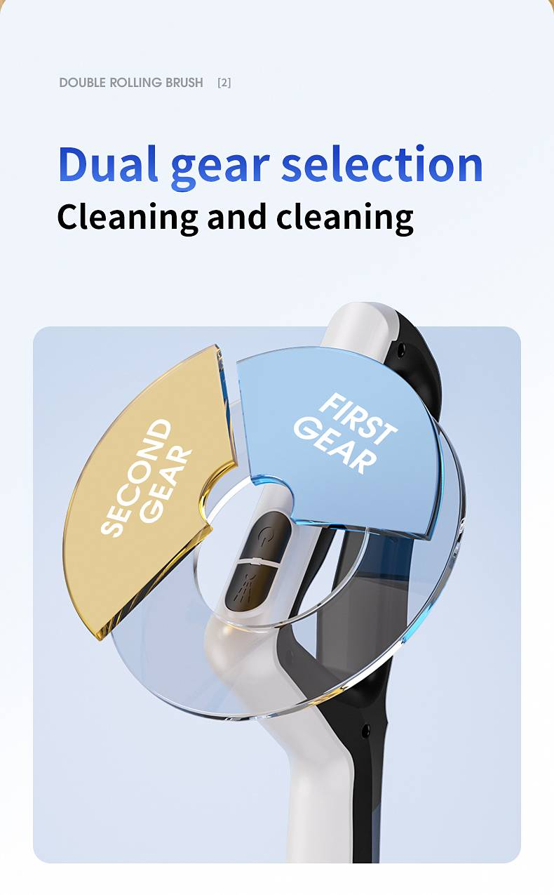 Fregadora de suelos doméstica Aspiradora de mano inalámbrica Máquina inteligente para barrer, aspirar y fregar Fregadora eléctrica Alta potencia_voghion.com