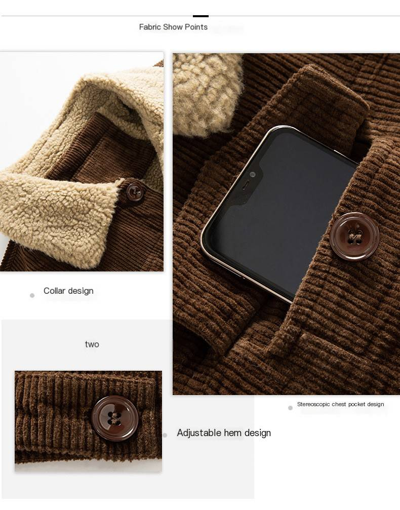 2024 Winter Männlichen Jugend Multi Tasche Winter Lose Cord Warme Baumwolle Jacke Empfehlen_voghion.com