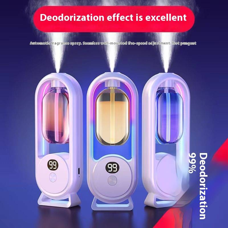 Smart Timer Aroma Diffuser For Home & Bathroom – Auto Fragrance Spray, Essential Oil Humidifier, Odor Eliminator With 2H Timer & Dry-Off Protection_voghion.com