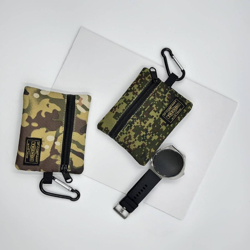 Urban Utility Pouch – Streetwear Nylon Organizer For Cards & Essentials (Unisex, Detachable Strap, Waterproof, Lightweight, 2-Fold Design)_voghion.com